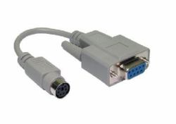 Cables Direct PS/2 Mouse Cable Adaptor Grey 0.15 m (CDL 15CM PS/2 F - D9 F MOUSE ADAPTOR)