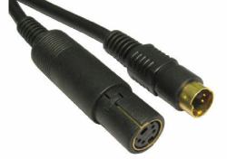 Cables Direct S-Video 5m S-video cable S-Video [4-pin] Black (CDL 5m S-Video Extension Cable)
