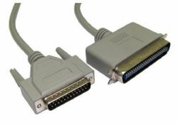 Cables Direct 1m, D25 M/C50 M SCSI cable Grey External 25-p Centronics C50 (CDL 1M D25M-50 Centronic M B/Q 30)