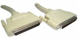 Cables Direct 2m HP68 M/M SCSI cable Beige External DB68/HP (CDL 2M HP68D M-M Beige SCSI B/Q 35)