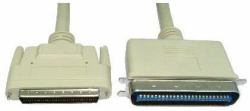Cables Direct 2m HP68/50C M/M SCSI cable Beige External DB68/HP Centronics C50 (CDL 2m SCSI 1-3 50 CENT - HP68)