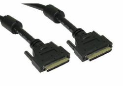 Cables Direct 2m, U2CN68 M/M, SCSI-5 SCSI cable Black External 68-p (CDL 2m SCSI 5 VHDCI M to M Cable)
