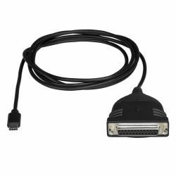 StarTech.com USB-C to Parallel Printer Cable (USB C TO PARALLEL PRINTER CABLE - USB TO DB25 PRINTER CABLE)