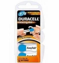 Duracell 1.4 V, zinc-air, 6 pack Single-use battery 