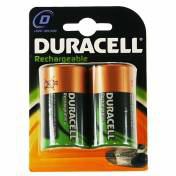 Duracell Rechargeable D Size 2 Pack Rechargeable battery Nickel-Metal Hydride [NiMH] (Duracell Rechargeable D Size 2 Pack)