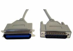 Cables Direct PC-102 parallel cable Grey 2 m (CDL 2MTR D25 M - 36 Cent M)