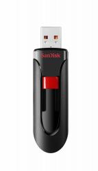 SanDisk Cruzer Glide USB flash drive 64 GB USB Type-A 2.0 Black, Red (USB STICK CRUZER GLIDE 64GB - .)