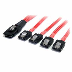 StarTech.com 1m Serial Attached SCSI SAS Cable - SFF-8087 to 4x Latching SATA (SAS CABLE SFF-8087 TO 4X SATA - .)
