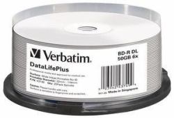 Verbatim DataLifePlus BD-R 50 GB 25 pc[s] (Verbatim BD-R DL 50GB 6x Wide Printable)