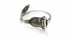 iogear USB to Serial RS-232 Adapter serial cable Grey 0.4 m USB Type-A DB-9 (USB to Serial RS232 DB9Adapter - w/ PC & Mac Drivers - Warranty: 36M)