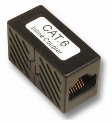 Microconnect MPK101 cable gender changer RJ45 Black (Modular Adapter RJ45-RJ45 CAT6 - F/F, 8C/8P, UTP Connection - Allocation: 1:1, Plastic housing - Warranty: 300M)