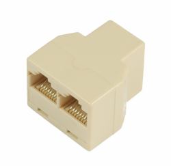 Microconnect MPK302 network splitter Beige (RJ45 Ethernet Y-Adapter RJ45 - RJ45 - 2x RJ45 F/F, 8P/8C - Plastic housing - Warranty: 300M)
