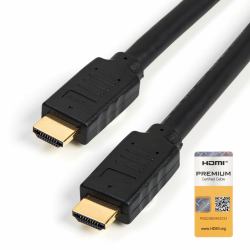 StarTech.com 23ft [7m] Premium Certified HDMI 2.0 Cable with Ethernet - High Speed Ultra HD 4K 60Hz HDMI Cable HDR10 - Long HDMI Cord [Male/Male Connectors] - For UHD Monitors, TVs, Displays (21M 4...