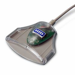 HID Identity OMNIKEY 3021 smart card reader Indoor USB 2.0 Grey, Transparent (The HID / Omnikey 3021 is an easy to install USB smart card reader; suitable for all contact smart card operations like...